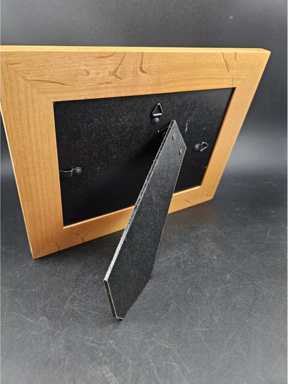 University of Michigan Wooden Photo Frame with Campus and Football Engraved 9x7